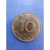 Германия ФРГ 10 пфеннигов 1978 F