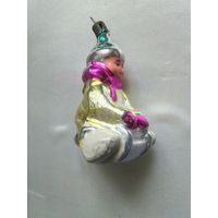 Мальчик на санках.Каталог.