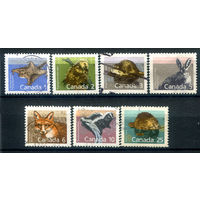 Канада - 1988г. - фауна, стандартный выпуск - 7 марок - полная серия, гашёные [Mi 1102-1108]. #3-WB-96-B-1