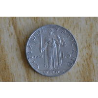 Ватикан 5 лир 1951