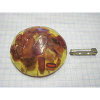 Янтарь для творчества с застёжкой.