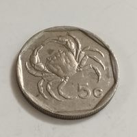 Мальта 5 центов 1995г.