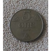 Норвегия 5 эре 1941 Хокон VII