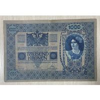 Банкнота 1000 крон 1902 год. Австро-Венгрия. С рубля без МЦ.