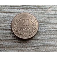 Werty71 Колумбия 20 песо 1993