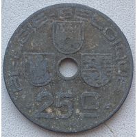 Бельгия 25 сантимов 1945 г.