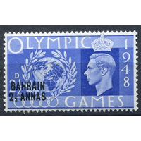 Великобритания 1948 ** надпечатка Бахрейн, Олимпиада,марка из серии (SG 63)