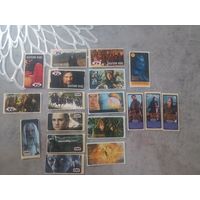 Лот наклеек по властелин колец 18 штук