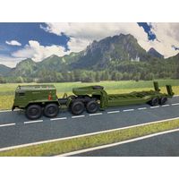 МАЗ 537 с тралом ЧМЗАП-5247 Масштаб HO 1:87.