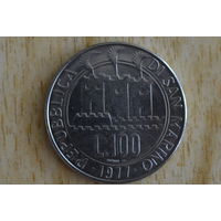 Сан-Марино 100 лир 1977 с 1 руб