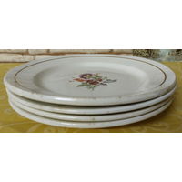 Тарелка десертная-1. Будянский фаянсовый завод - Серп и Молот (Буды), 1967-1991 гг