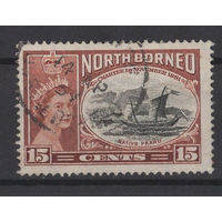 Северное Борнео 1956 марка из серии, гашеная, Британские колонии
