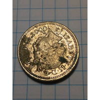 1 фунт Великобритания 2000 год.