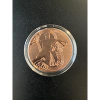 Франция 1/4 евро Олимпиада - 2024 в Париже 2024г.в. Гандбол UNC в капсуле