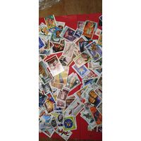 Марки 470 шт. (Примерно)+ Альбом. С рубля. Прекрасная подборка.