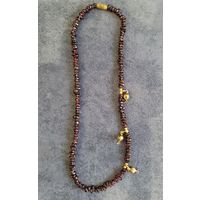 Бусы, ожерелье гранат