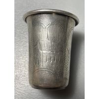 Дореволюционная стопка. Серебро 84 пробы