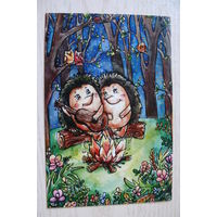 Хомякова Марина, Ежики, костёр, гитара; чистая, изд. до 2000г.