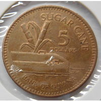 Гайана 5 долларов 2009 г