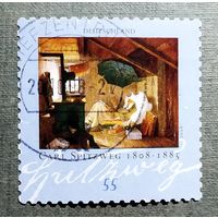 Марка Германия 2008 год Карл Шпицвег Живопись