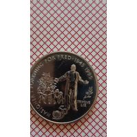 Норвегия 5 крон 1995  50 лет ООН