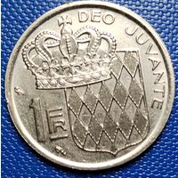 Монако 1 франк 1968 г.