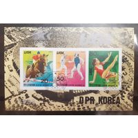 Корея. 1983 год. Спорт. Блок беззубцовка (476)