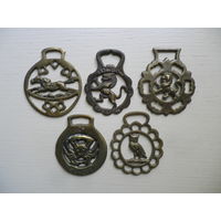 Медальон, латунь, Англия.