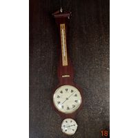 Барометр, гигрометр, термометр 70-е годы Германия. Размер 15.5-65 см. Дерево.