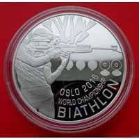 ТОРГ! 20 рублей Чемпионат мира по биатлону 2016 года. Осло! Дарья Домрачева! 2016! ВОЗМОЖЕН ОБМЕН!