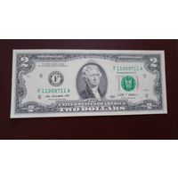 США 2 доллара 2009 F Джорджия 11009711А