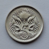 Австралия 5 центов. 1989 г.