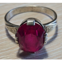 Антикварное советское русское кольцо из чистого серебра 875 женское