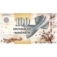 Фарерские острова 100 крон образца 2011 года UNC p30