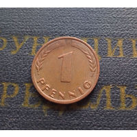 1 пфенниг 1968 (F) Германия ФРГ #03