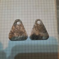 Немецкие бирки ( одним лотом)