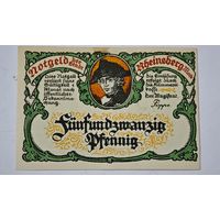 1921 год 25  пфеннигов  Германия нотгельд