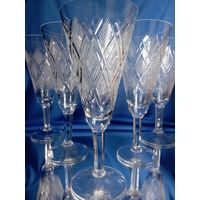 Фужеры. Высокие. Хрусталь