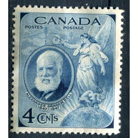 Британские колонии - Канада - 1947г. - Грейам Белл, изобретатель - 1 марка - полная серия, MH [Mi 244]. #3-WB-100-A-1