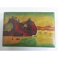 Шкатулка для драгоценностей, швейных принадлежностей. Ручная работа. Авторская. Въетнам. Ретро СССР.