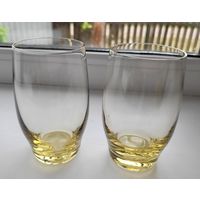 Стаканы 200 мл, цветное стекло, одним лотом  2 шт.