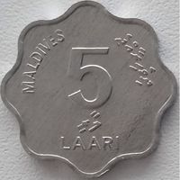Мальдивы 5 лари, 1404 (1984) UNC