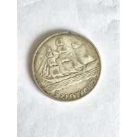 Монета 5 злотых Корабль 1936