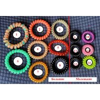 Пружинка-резинка-браслет, новый, разные