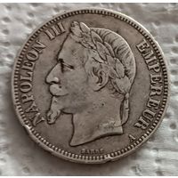 Франция 5 франков 1866