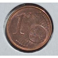 Италия. 1 евроцент 2002 года.