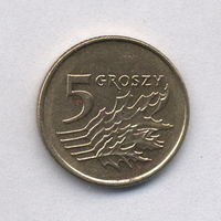 Польша, 5 грош 1990 г.