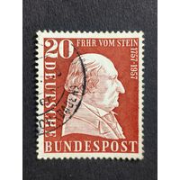 Германия 1957. 200-летие со дня рождения барона фон Штейна. Полная серия