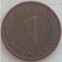Германия 1 пфенниг 1972 г. D