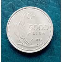 5000 лир 1994 г Турция